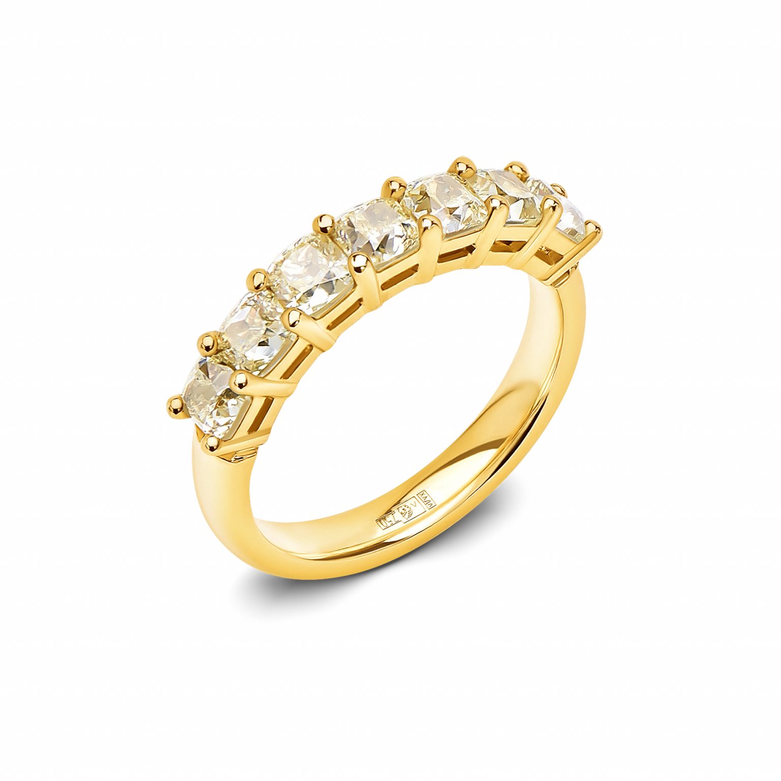 Кольцо с жёлтыми бриллиантами 1.881 ct